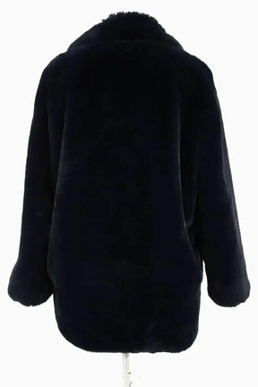 Manteau Sézane Bleu en Polyester
