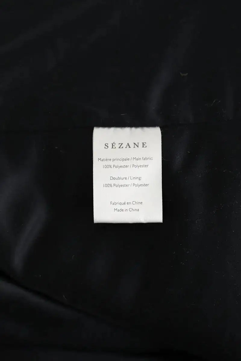 Manteau Sézane Bleu en Polyester