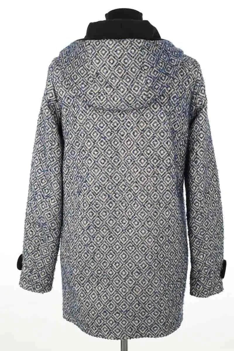 Manteau Sézane Bleu en Polyester