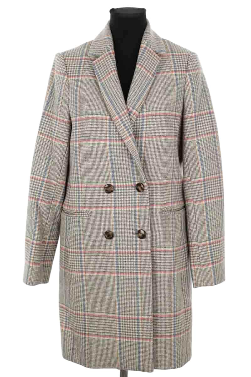 Manteau Sézane Gris en Laine, taille M - Seconde Main