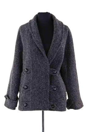 Manteau Sézane Gris en Laine, taille S - Seconde Main