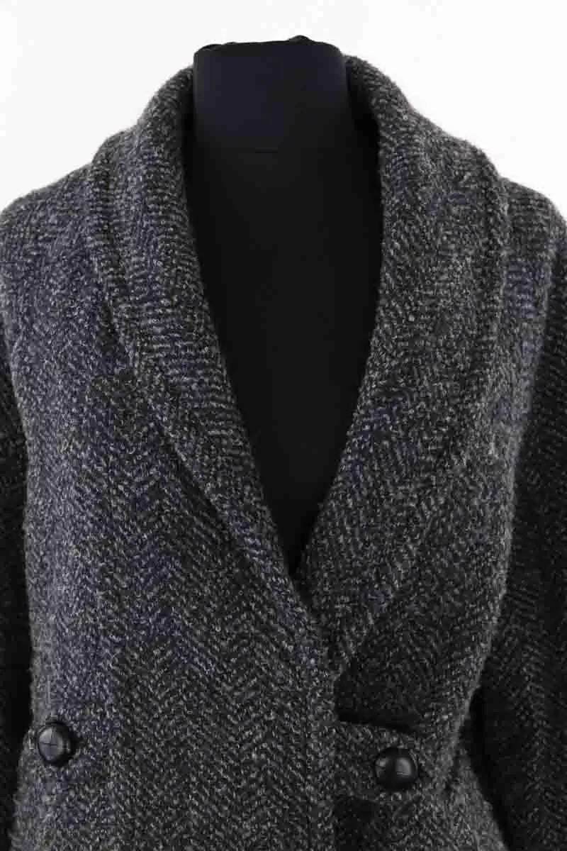 Manteau Sézane Gris en Laine