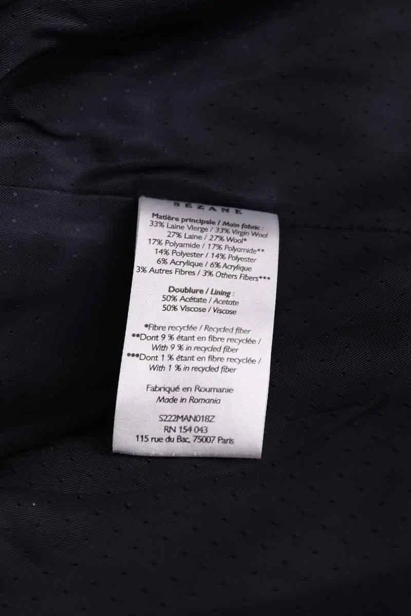 Manteau Sézane Gris en Laine