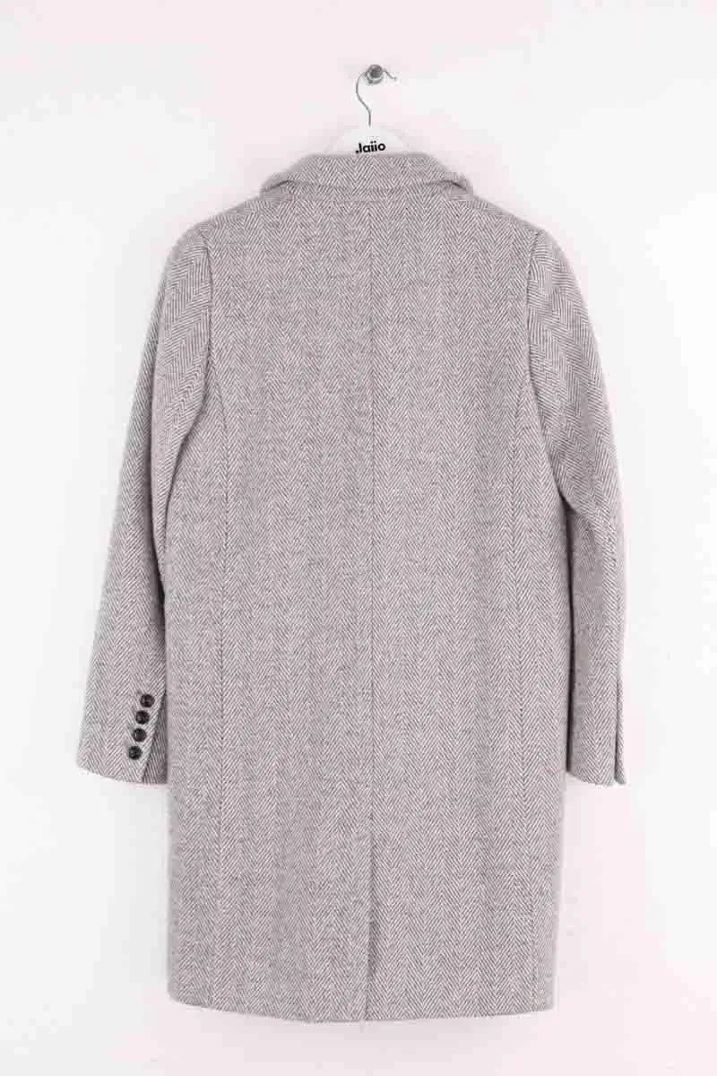 Manteau Sézane Gris en Laine