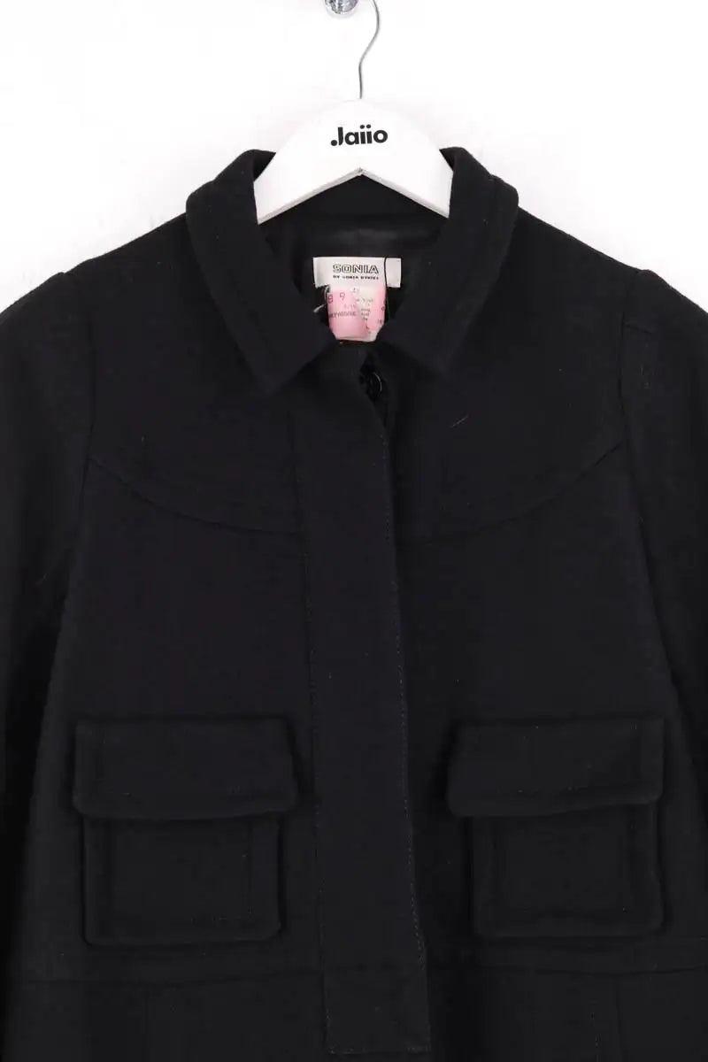 Manteau Sonia Rykiel Noir en Laine