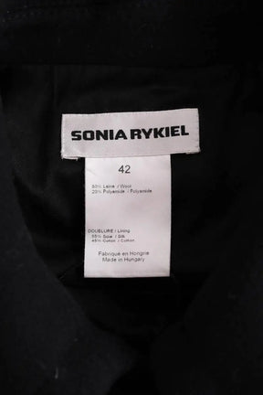 Manteau Sonia Rykiel Noir en Laine
