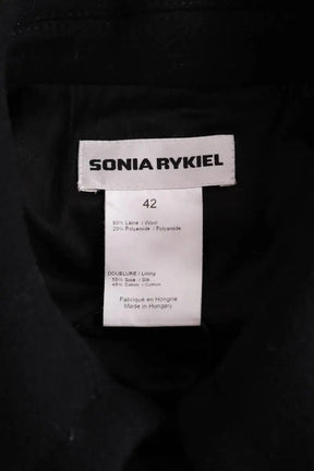 Manteau Sonia Rykiel Noir en Laine