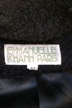 Manteau Sonia Rykiel Noir en Laine