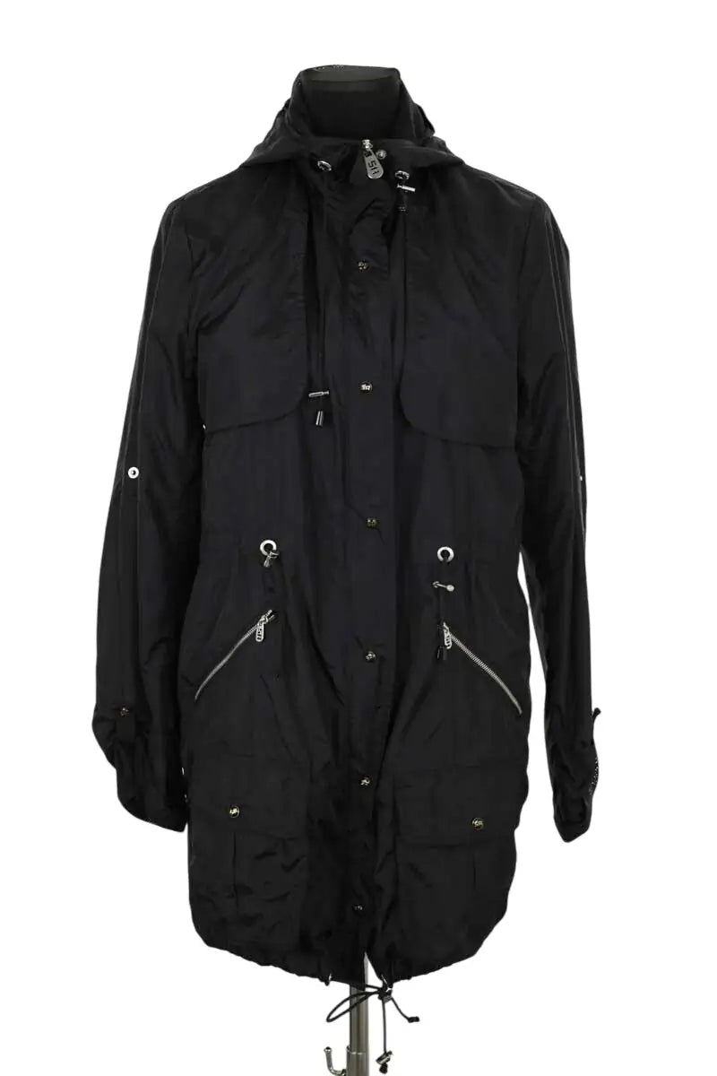 Manteau Sonia Rykiel Noir en Polyester, taille S - Seconde Main
