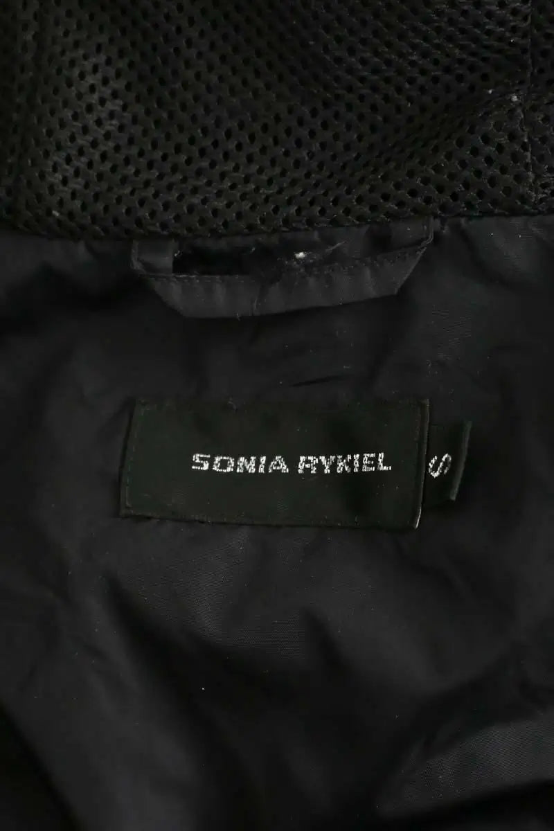 Manteau Sonia Rykiel Noir en Polyester