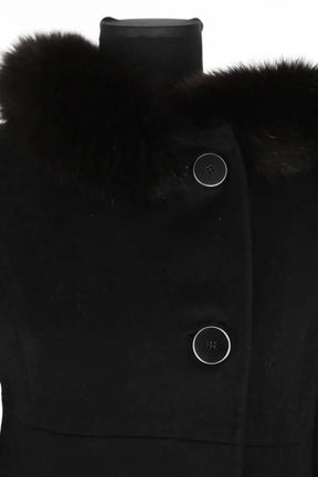Manteau Sprung Frères Noir en Laine