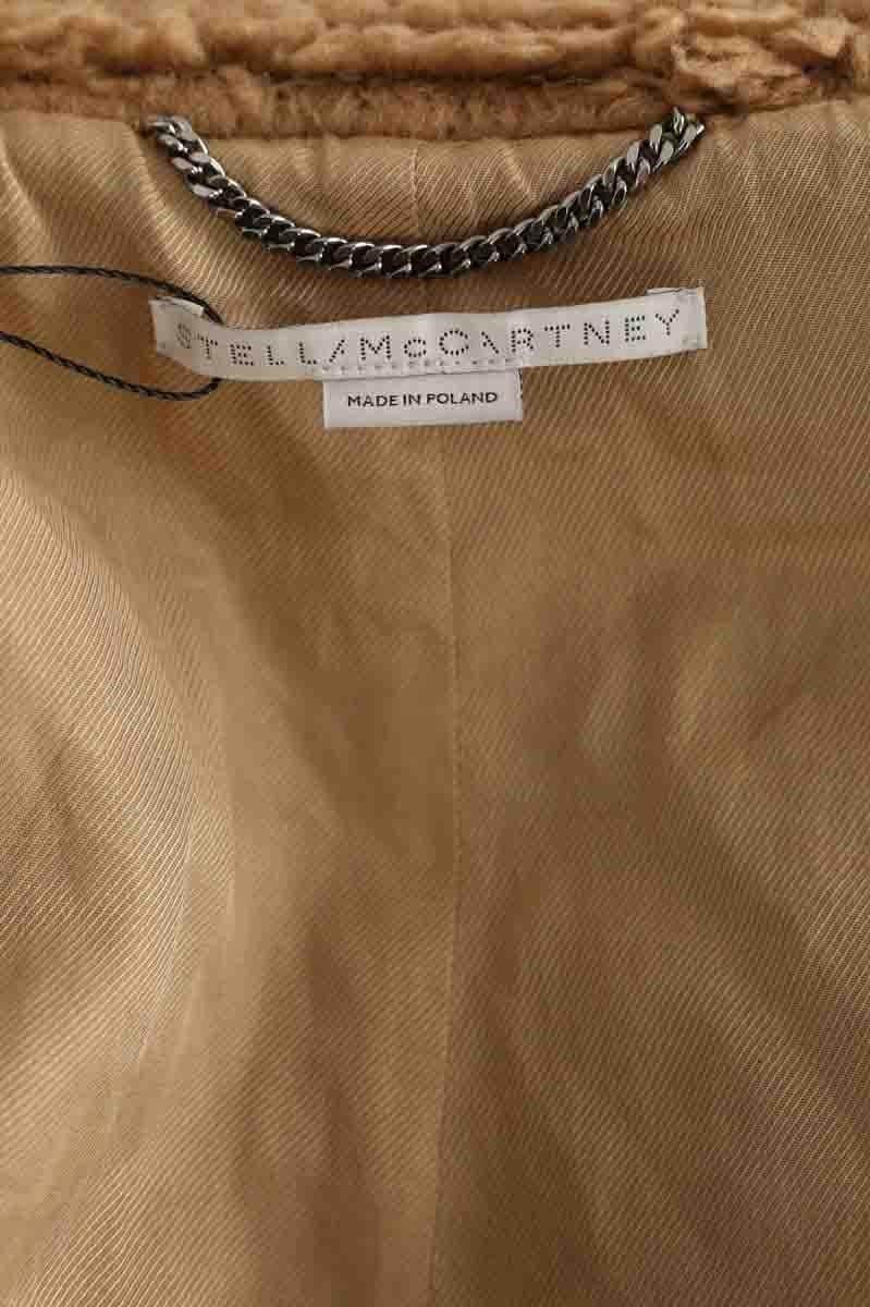 Manteau Stella McCartney Camel en Polyester
