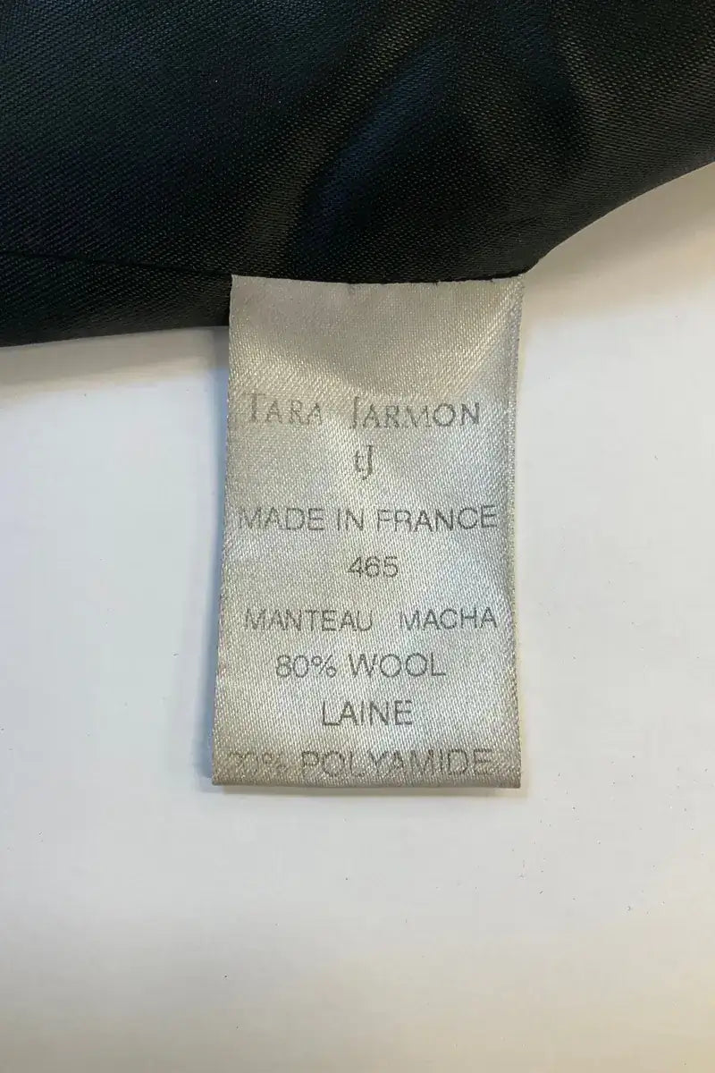 Manteau Tara Jarmon Noir en Laine