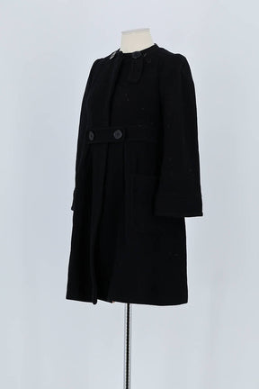 Manteau Tara Jarmon Noir en Laine
