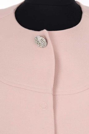 Manteau Tara Jarmon Rose en Laine