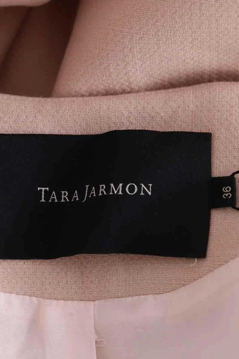 Manteau Tara Jarmon Rose en Laine