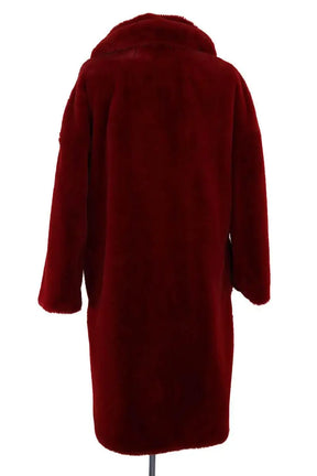 Manteau Tara Jarmon Rouge en Synthétique