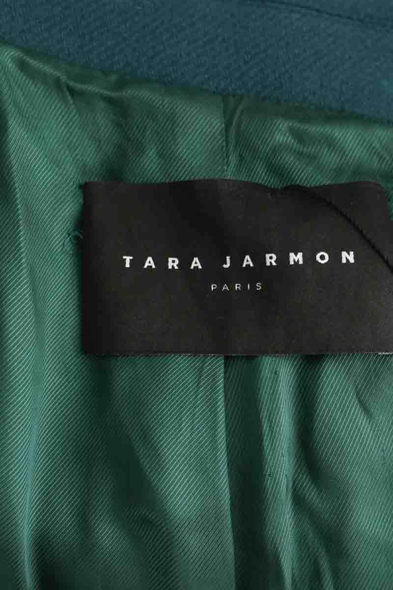 Manteau Tara Jarmon Vert en Laine
