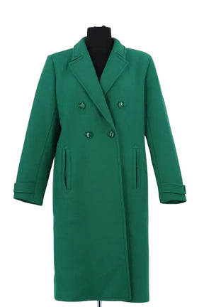 Manteau Tara Jarmon Vert en Laine, taille M - Seconde Main