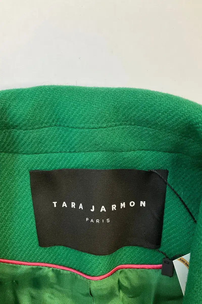 Manteau Tara Jarmon Vert en Laine