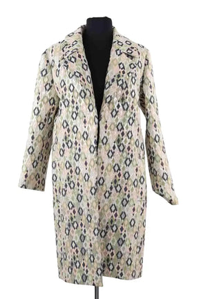Manteau Tara Jarmon Vert en Synthétique, taille M - Seconde Main