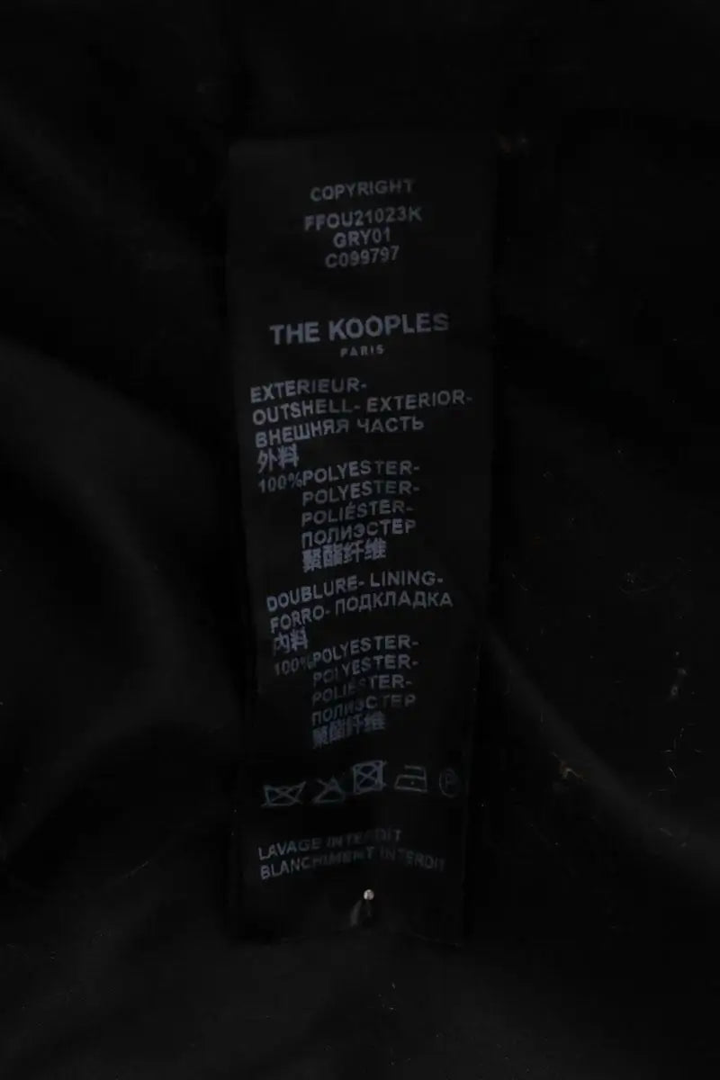 Manteau The Kooples Gris en Synthétique