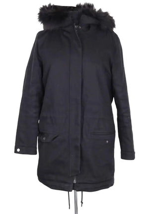 Manteau The Kooples Noir en Coton, taille L - Seconde Main