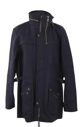Manteau The Kooples Noir en Coton, taille M - Seconde Main