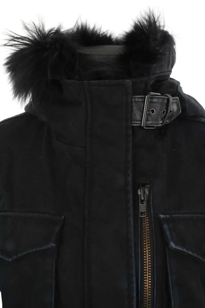 Manteau The Kooples Noir en Coton