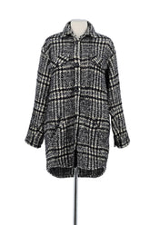 Manteau The Kooples Noir en Laine, taille M - Seconde Main