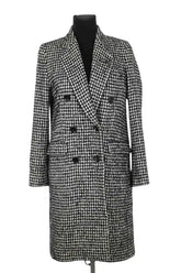 Manteau The Kooples Noir en Laine, taille XS - Seconde Main