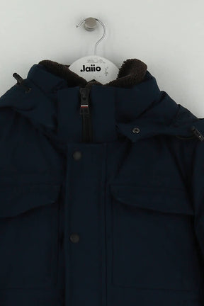 Manteau Tommy Hilfiger Bleu en Polyester