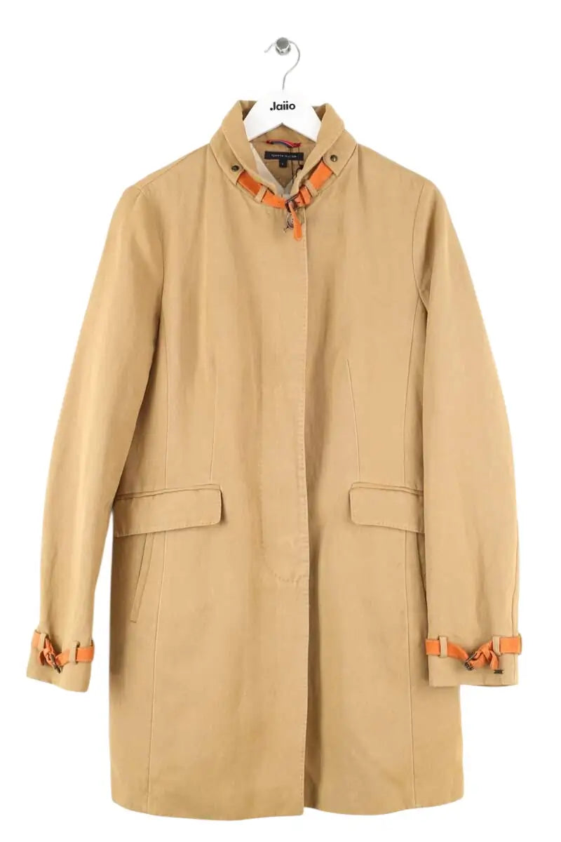 Manteau Tommy Hilfiger Camel en Coton, taille L - Seconde Main