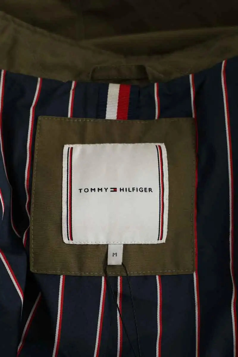 Manteau Tommy Hilfiger Kaki en Coton