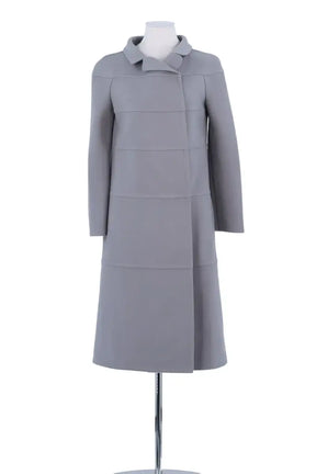 Manteau Valentino Gris en Laine, taille M - Seconde Main