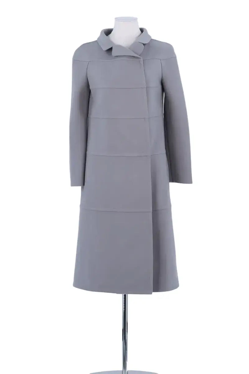 Manteau Valentino Gris en Laine, taille M - Seconde Main