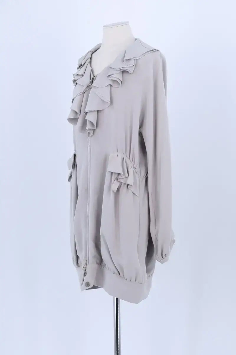 Manteau Valentino Gris en Soie