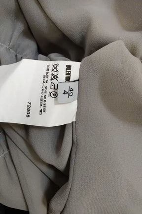 Manteau Valentino Gris en Soie