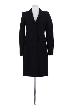 Manteau Valentino Noir en Laine, taille S - Seconde Main