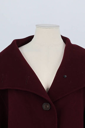 Manteau Vanessa Bruno Bordeaux en Cachemire