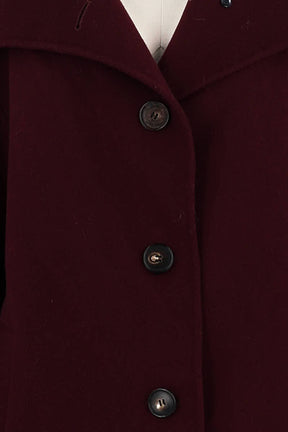 Manteau Vanessa Bruno Bordeaux en Cachemire