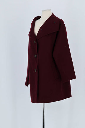Manteau Vanessa Bruno Bordeaux en Cachemire