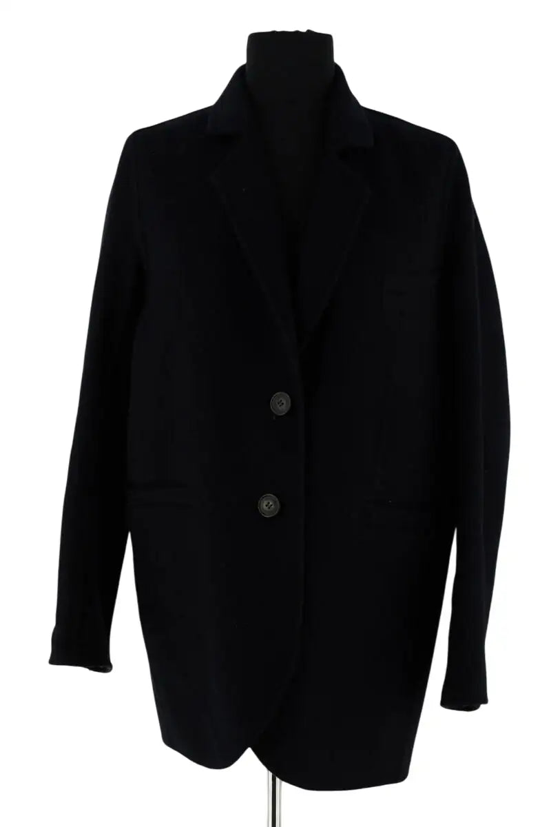 Manteau Vanessa Bruno Marine en Laine, taille XS - Seconde Main