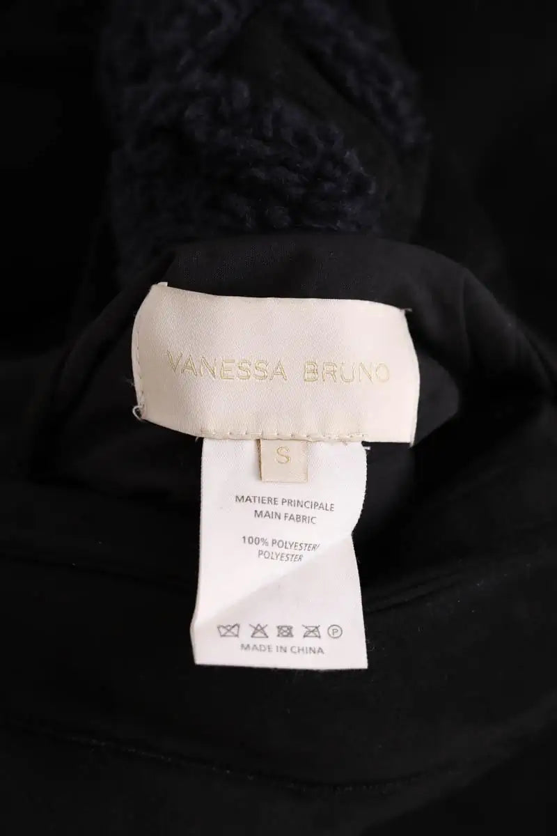 Manteau Vanessa Bruno Marine en Synthétique