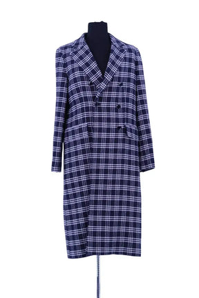 Manteau Vanessa Seward Bleu en Viscose, taille M - Seconde Main