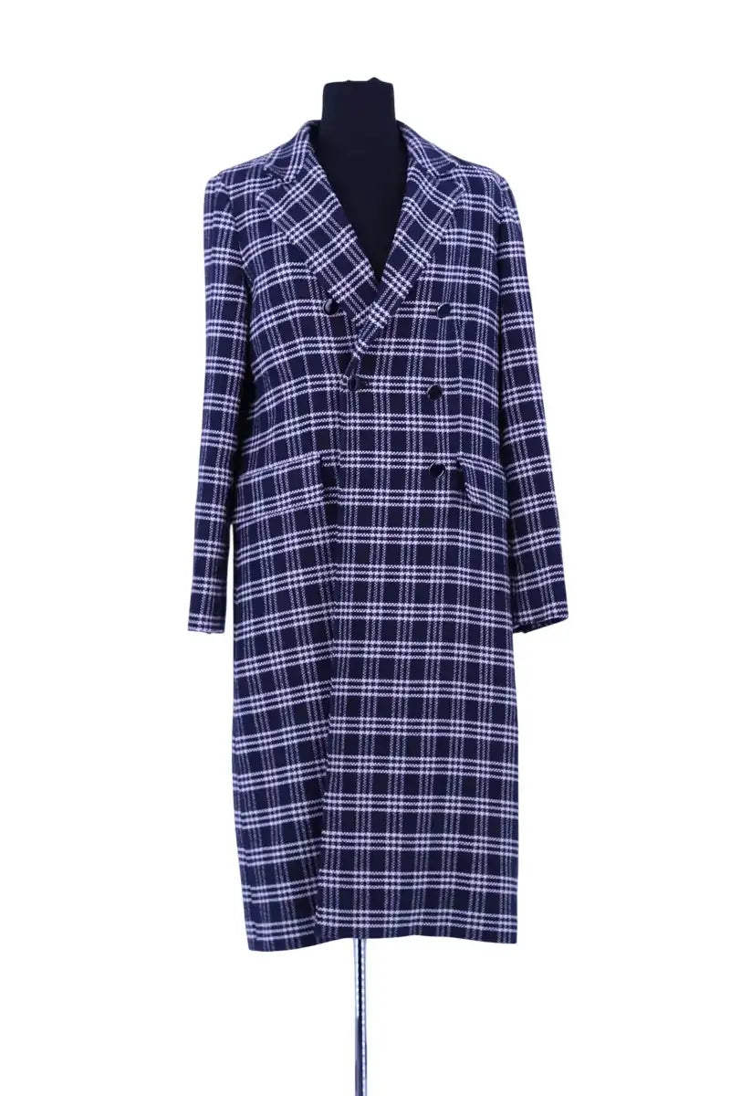 Manteau Vanessa Seward Bleu en Viscose, taille M - Seconde Main
