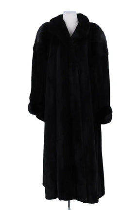 Manteau Vintage Marron en Fourrure, taille M - Seconde Main