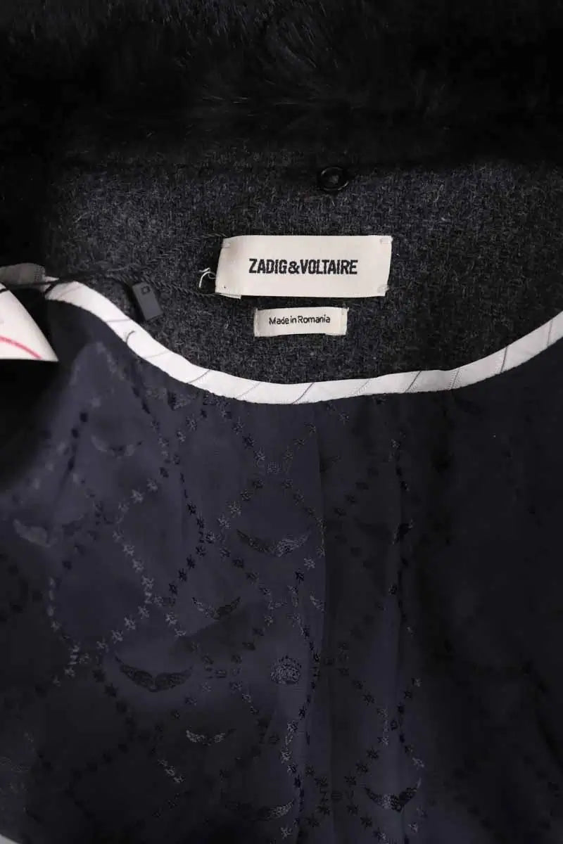 Manteau Zadig & Voltaire Anthracite en Laine