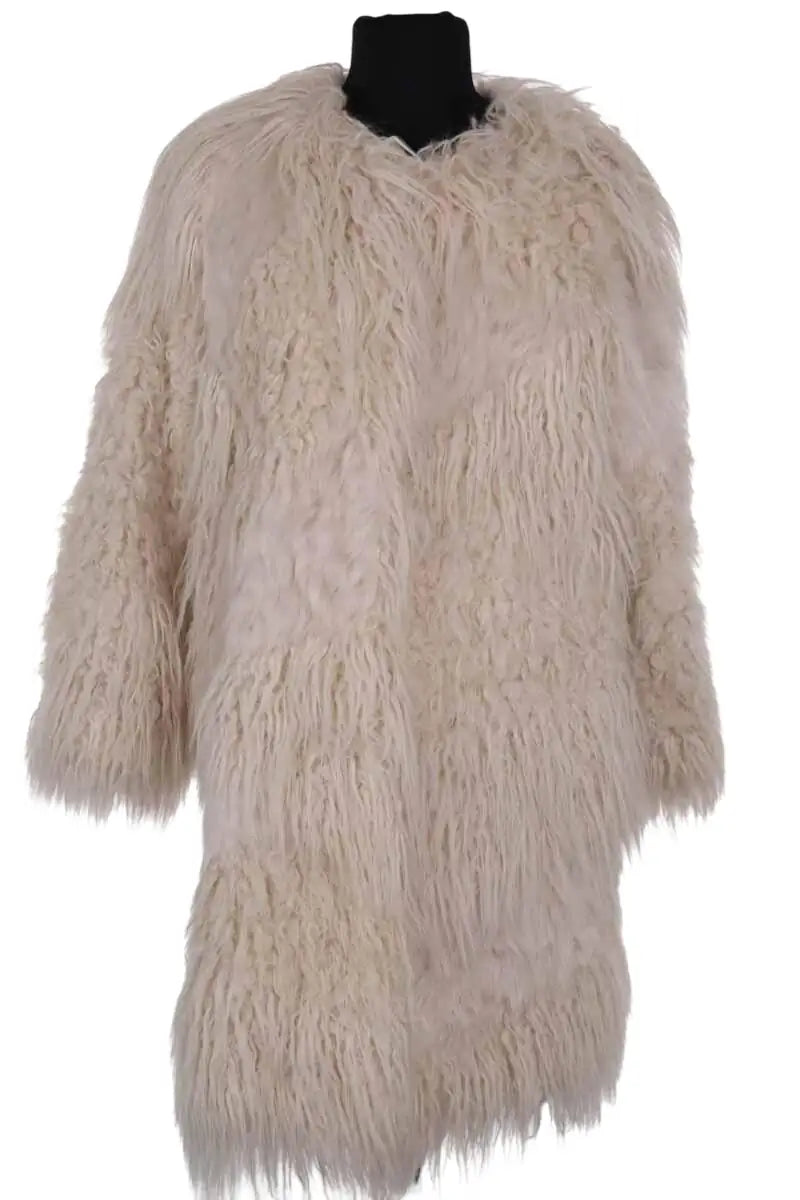 Manteau Zadig & Voltaire Blanc en Fausse fourrure, taille M - Seconde Main