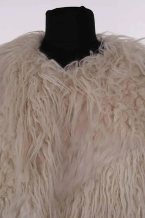 Manteau Zadig & Voltaire Blanc en Fausse fourrure